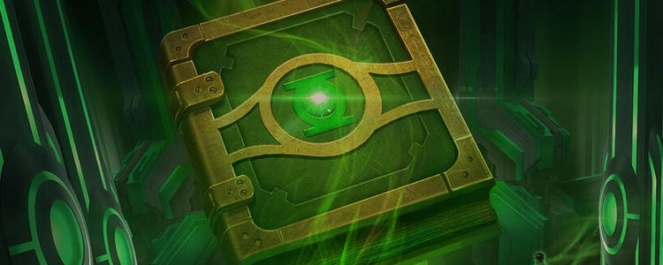 The Book of Oa from the Green Lantern series of comic books. Copyright DC Comics